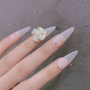 Flash Luxury Accessories Double-layer Rotating Windmill Nail Art Decoration