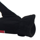 1 Pair Bike Full Finger Fleece Gloves Anti-Freeze Gloves (Women Rose Red)