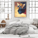 Frameless Painting By Numbers Angel with Wings DIY Handmade Drawing On Canvas