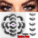 Handmade Thick Cross False Eyelashes Eye Lashes Extension 6D Faux Mink Hair
