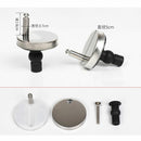 Chrome Replacement Hinge Toilet Seat Hinges Fittings Screws Toilet Linker