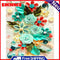 Oil Paint By Numbers Paper Flower Frameless Picture Craft Kit for Living Room