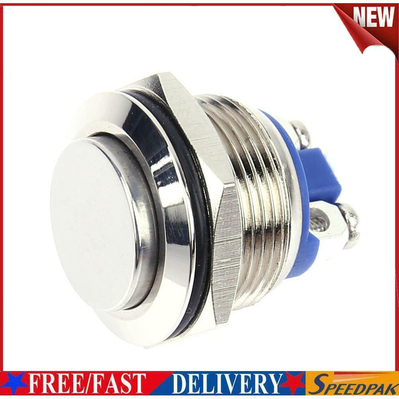19mm High Round Head Momentary Stainless Steel Push Button Switch