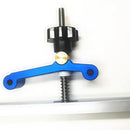 Woodwork T-Track Hold Down Clamp T-Slot Table Workbench Wood Fixture (Blue)