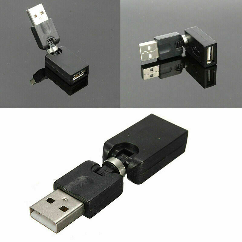 360 Degree Free Rotation Usb Male To Female Bending Interface Quick F1G9