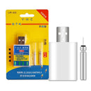 Float Battery Electronic Floats Batteries USB Charger Night Fishing Accessories