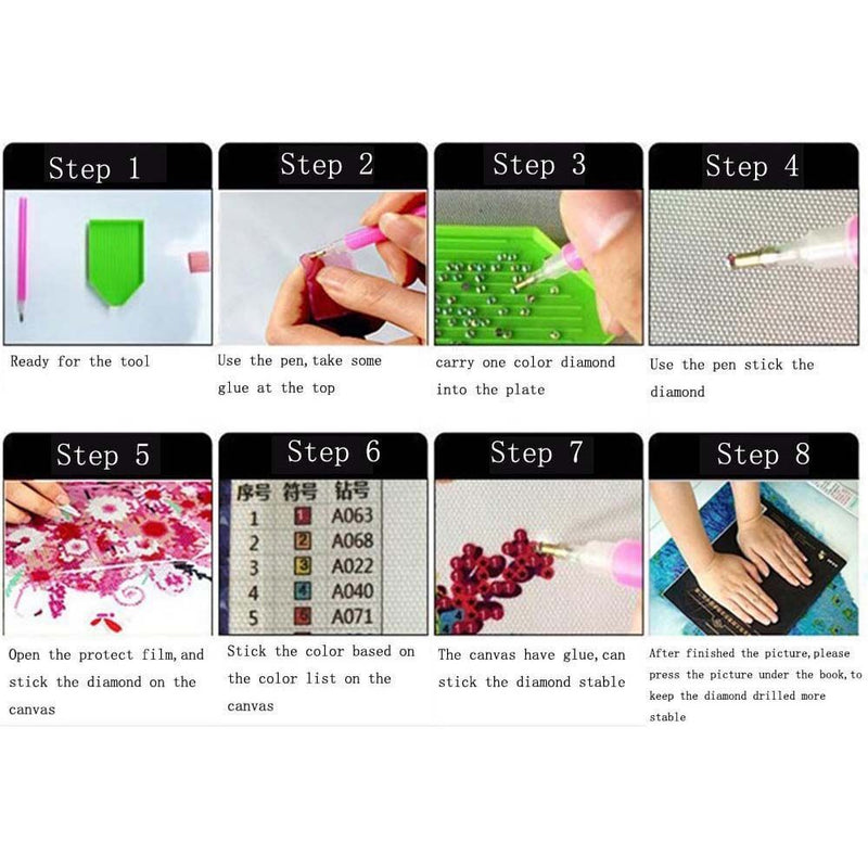 Diamond Painting Pen Point Drill Pen 5D Diamond Painting Cross Stitch Kits