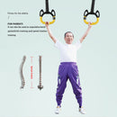 Kids Gym Ring Adjustable Strap Pull Up Strength Training Equipment (1m) Newly