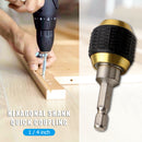 1/4 inch Connecting Rod Drill Bit Adapter Hexagonal Shank Quick Coupling Newly