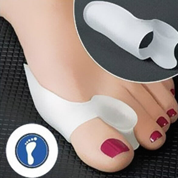 2PCS Gel Toe Separators Stretchers Alignment Bunion Pain Relief