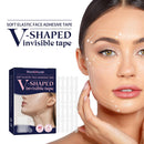 40pcs Invisible Thin Face Stickers Waterproof Facial Line Tighten Chin Patches