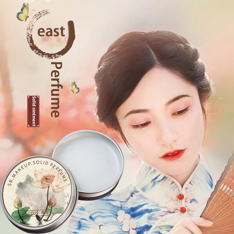 Portable Pocket Balm Mild Long Lasting Deodorant Solid Perfume (Lotus)