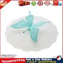 Cute Butterfly Silicone Cup Lids Anti-dust Leakproof Mugs Cover (Blue) Newly