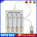 4 Slots Smart USB Battery Charger Nickel Hydrogen AA AAA Battery Station
