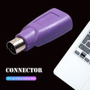 2pcs PS2 Male to USB Female Adapter Computer Mouse Keyboard Converters