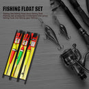 3pcs Fishing Slip Bobbers Floating Buoy Rock Fishing Line Long Tail Floating