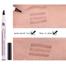 Waterproof Long Lasting Sketch Drawing Tattoo Liquid Eyebrow Pencil(Grey) Newly
