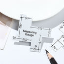 DIY Craft Patchwork Quilting Template Sewing Ruler Tailor Ruler Measuring Gauge