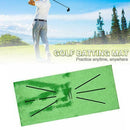 Golf Training Mat For Swing Detection Batting Practice lot Aid Game F2T1