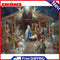Nativity Oil Paint By Numbers Kits Canvas DIY Picture Hand Painted Wall Crafts