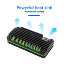 For Raspberry Pi Zero 2W Aluminum Shell Kit w/ Vertical Pin Header (Color) Newly