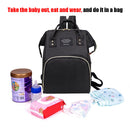 Mom Travel Rucksack Canvas Backpack Waterproof Portable Backpack (Black) Newly