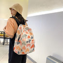 Fashion Women Cartoon Graffiti Printing Rucksack Casual Girls Large Knapsacks