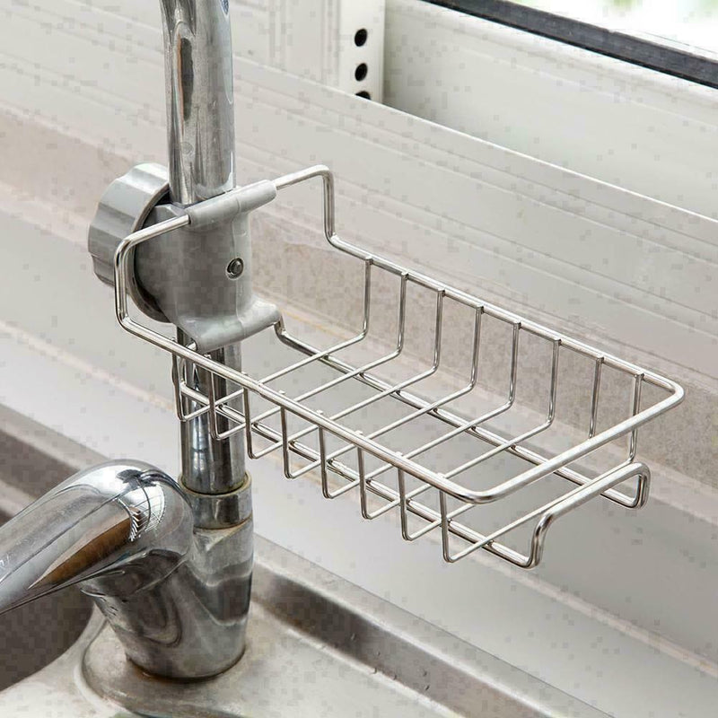 Adjustable Steel Sink Storage Hanging Basket Shelf-Sp F5X3 B9F5 V2C1