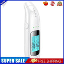 Automatic Alcohol Tester Non-contact LCD Professional Breath Tester (White)