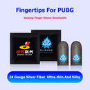 1 Pair Gaming Finger Sleeve Breathable Luminous Fingertips Cover for PUBG Games