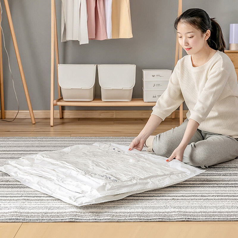 Vacuum Bag Clothes Storage Compressed Travel Space Saving Packet (80x100cm)