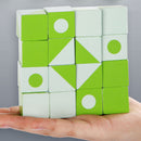 Children Wooden Geometry Montessori Educational Jigsaw Puzzle Thinking Logic Jigsaw