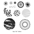 Silicone Circle Flower Seal DIY Stamping Scrapbook Paper Cut Dies (B) Newly