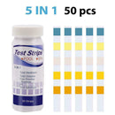 5 in 1 Chlorine Dip Test Strips Hot Tub Swimming Pool Tester Hard PH Paper D6W4
