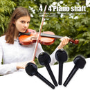 4pcs Ebony Violin Tuning Pegs Tuners with End Pin Set Fiddle Strings Instrument