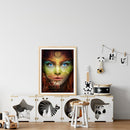 5D DIY Full Round Drill Diamond Painting woman Drawing Newly