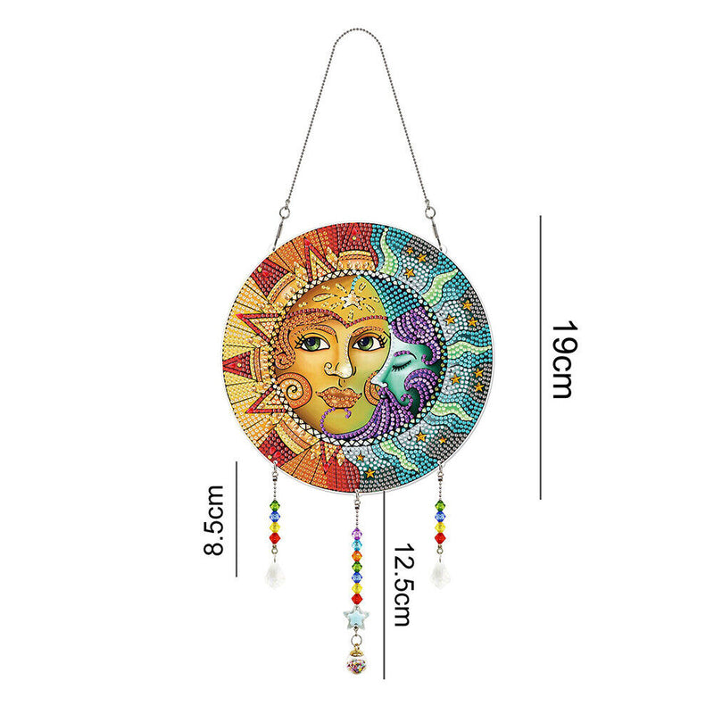 Teardrop Crystal Diamond Prism DIY Painting Kit Rainbow Maker (Moon GSP102)