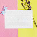 Embossing Paper Card Molds Letters Cutting Dies Basic Border Frame Template