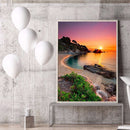 Seascape 5D DIY Full Square Diamond Painting Digital Handmade Coloring for De