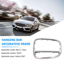 Center Console Shifter Trim Cover Bezel Chromed Plastic for Mercedes Benz W203