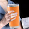 Thermal Car Mug Cup Stainless Coffee Vacuum Insulated Water Bottle (Orange)