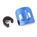 5pcs Bicycle C Buckle MTB Bike Brake Line Case Cable Tube Fixed Base (Blue)