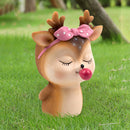 Succulent Planter Cartoon Vase Deer Flower Pot Holder Home Desktop Bonsai Pot