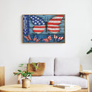 5D DIY Part Special Drill Diamond Painting Kit Butterfly Flag Rhinestone