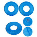 Swim Ring Inflatable Fluorescent Swimming Pool Float for Baby Kid Child Adu