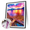 Canvas Paint By Numbers Beach Scenery Oil Hand Painted Home Decor (X24)