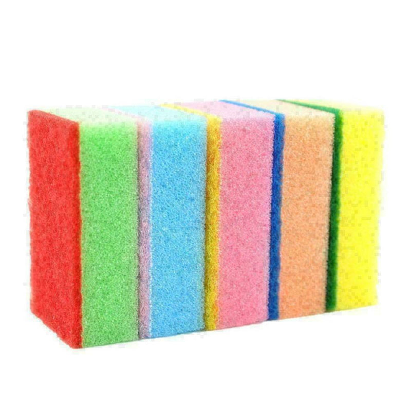 1PC Cleaning Sponge Brush 9*6*3CM Random color G9G9 L6C0 I2M8 I7E9