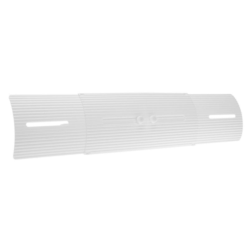 Adjustable Air Conditioner Cover Windshield Air Conditioning Baffle (White)