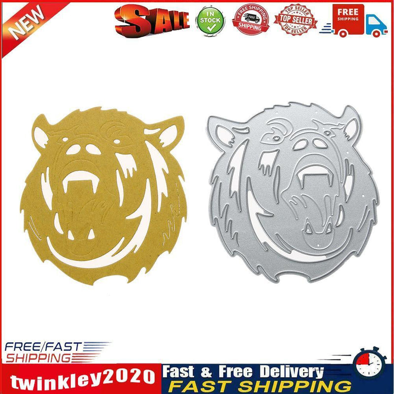 Tiger Head Scrapbooking DIY Handmade Craft Cutting Die-136402 Newly