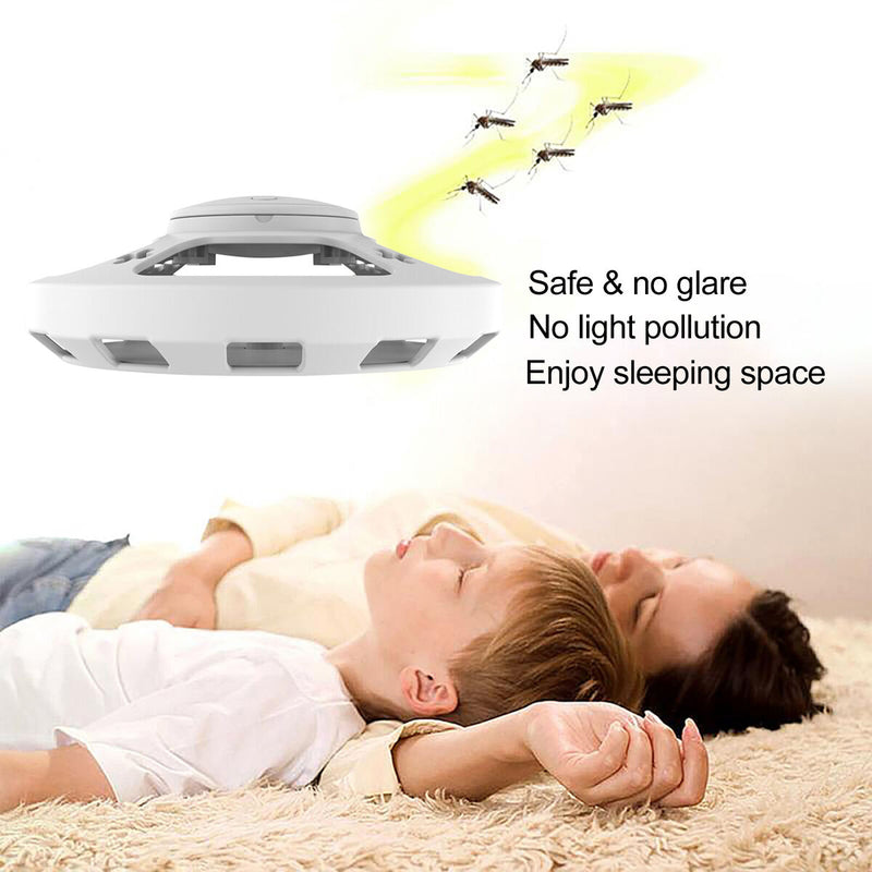 Bug Zapper Outdoor Durable Electronic Mosquito Zapper Pest Trap (White) Newly
